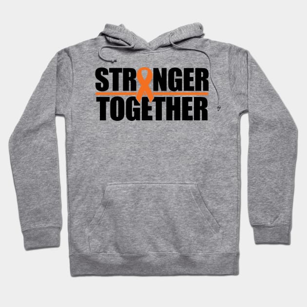 Stronger Together - Orange Ribbon Hoodie by CuteCoCustom